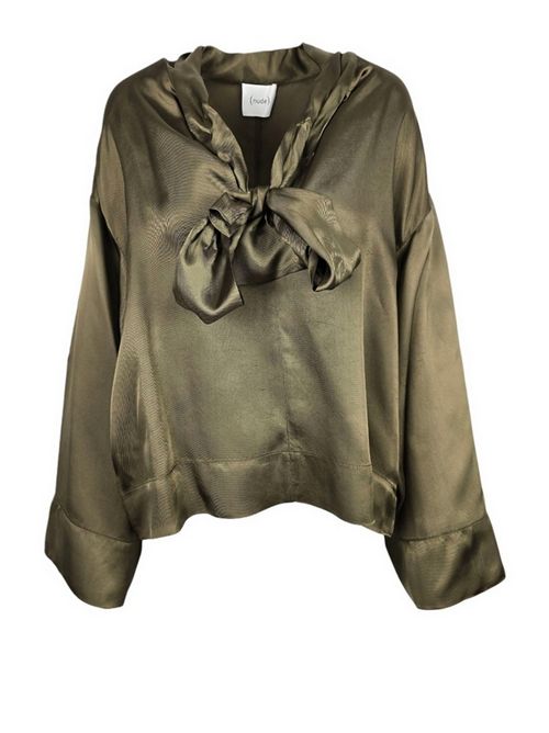 camicia donna raso  fiocco militare. ( Nude ) | 1103W2566212